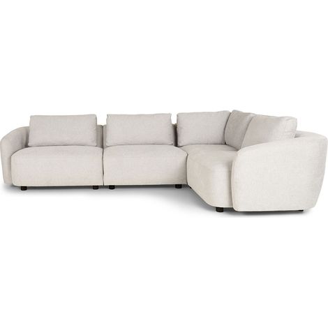 Bergen canapé d'angle réversible beige. (1/5)