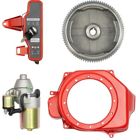 Kit de arranque, Mecanismo de arranque fácil, Accesorios completos incluidos, Rojo (1/2)