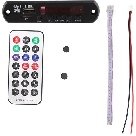 Carte de décodage Bluetooth MP3 avec commande à distance et réglage mains libres du volume pour lecteur MP3 (1/5)