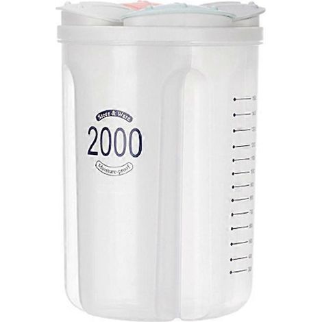 Getreideabteil-Lagertank, vier abgedeckte Lagerboxen 2000 ml
