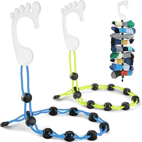 2 organisateurs à chaussettes - Pour lavage et séchage sans perdre les paires (1/5)
