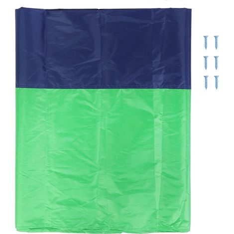 132x226cm 210D Oxford Tissu Store d'Extérieur Jardin Toit Protection Balançoire Auvent Abri de Jardin Accessoires (Vert Gris Bleu) (1/5)