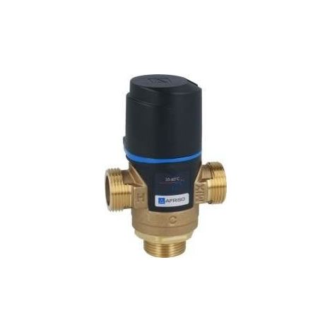 Válvula mezcladora termostática ATM 363 DN20, G 1 pulgada, rango de temperatura 35-60 grados C, Kvs 1.6 (1/4)