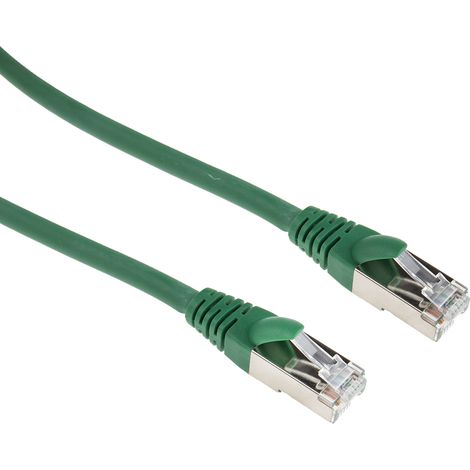 Câble cat 6 Avec connecteur / , F/UTP, gaine LSZH Vert, 3m ( Prix pour 1 )