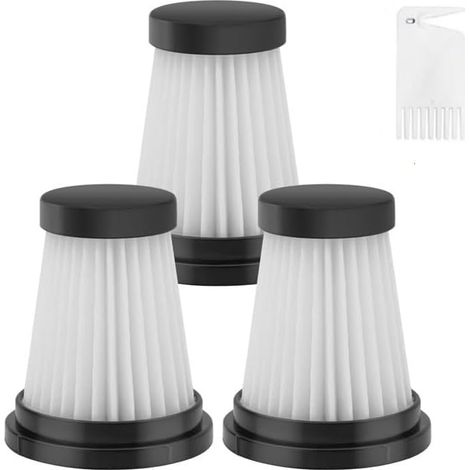 Filtri HEPA di ricambio compatibili con gli aspirapolvere senza filo MOOSOO K12, K12 Pro, K13 e con gli aspirapolvere portatili Foxnovo 13KPA (4 pezzi) (1/4)