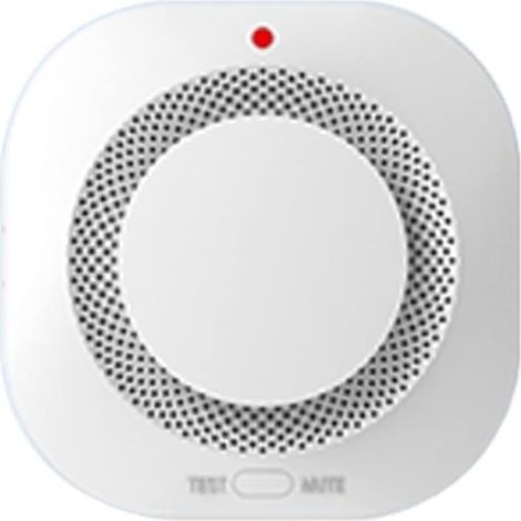 Détecteur de fumée Zigbee sans fil pour maison individuelle, alarme incendie intelligente et fiable, installation facile, sécurité optimale. (1/5)