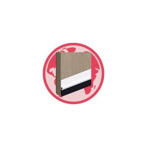 Bas De Porte Brosse Adhésif Isolation Thermique Et Phonique Facile à Poser - Luance (1/2)