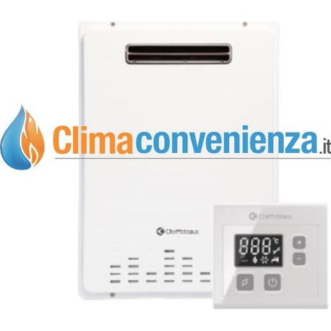Scaldabagno a Gas Chaffoteaux Avenir Plus LNX Outdoor 16 litri low NOx GPL