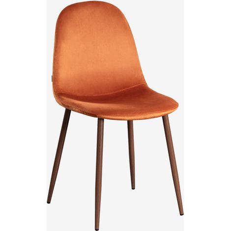 Sedia da pranzo imbottita Glamm SKLUM Legno scuro (1/5)