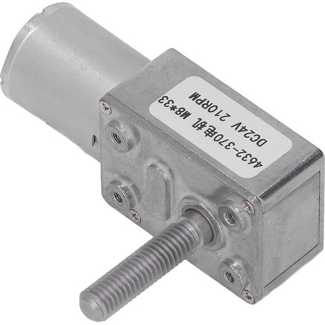 Moteur Électrique DC 24V 210 RPM à Engrenage Turbo pour Perceuse et Outils (1/5)