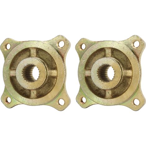 Paire de moyeux de roue arrière 4 ergots 24 cannelures 25mm pour 125cc 150cc 200cc go-kart quad (1/5)