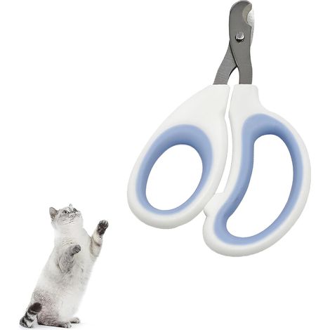 1 Coupe-Griffes Acier Inoxydable Ergonomique Sécure Chat Chien Lapin