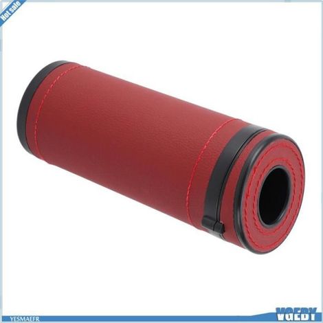 Ashata Porte-mouchoirs de voiture Car Tissue Holder Lightweight Leather And Tungsten Steel Car parapharmacie roulant-support Rouge (1/5)