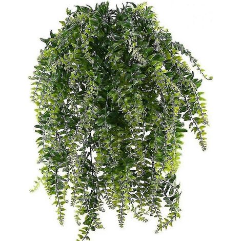 Fougères artificielles, verdure artificielle, plantes en plastique, décorations de mariage et de jardin, lot de 2 (1/5)