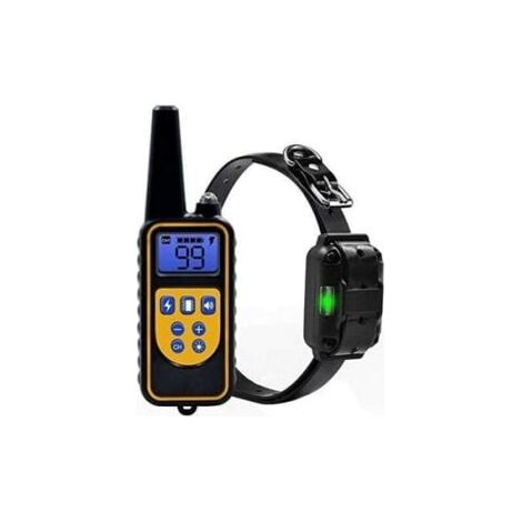 Hundetrainingshalsband, Anti-Bell-Halsband 800 m mit wiederaufladbarer Fernbedienung und vollständig wasserdicht nach IPX7 (1/5)