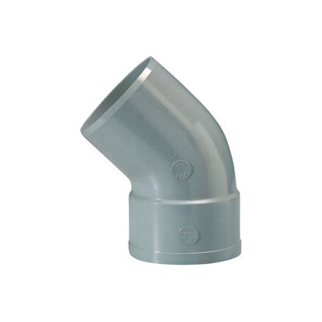 Coude PVC 45 degrés MF 63