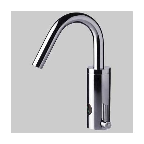 MISCELATORE LAVABO A FOTOCELLULA CANNA ALTA  Batterie 6 V     DMP