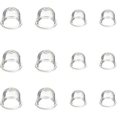 12 Pièces Carburateur Amorce Pompe Ampoule 19 mm et 22 mm Poire Pompe Amorcage Accessoires de Carburateur pour Debroussailleuse Tronçonneuse Souffleur Tondeuse (1/4)