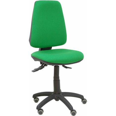 Elche S chaise bali vert parquet roues (1/2)