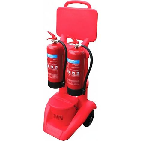 Carrello porta estintori - 2 estintori da 12 kg massimo - WEX01-CORE