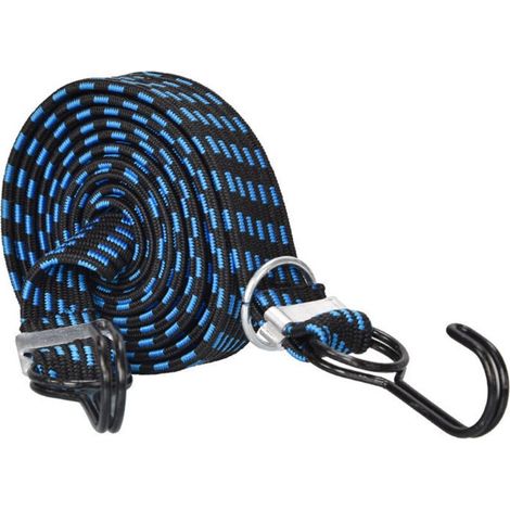 Tendeur Elastique avec Crochet, 3M Tendeurs élastiques Sandows Robustes, Tendeur Bagages Universel pour Voiture Auto Motos Vélos, Utilisé pour la Fixation Pendant Le Transport, Largeur 30mm Lefou (1/5)