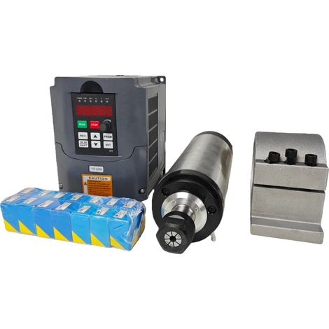 Kit mandrino CNC, potenza 2,2 kW, sistema di raffreddamento ad aria, kit da 4 pezzi (1/2)