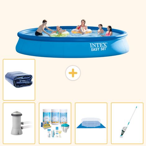 Intex Piscine Easy Set Ronde - 457x84 cm - 6-pièces S20283 (1/5)