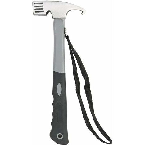 Marteau de Camping, Maillet de Camping, Extracteur de Piquets de Tente, Marteau Multifonction en Aluminium à Haute Teneur en Carbone avec Extracteur de Piquets de Tente pour Camping en Plein Air (1/4)