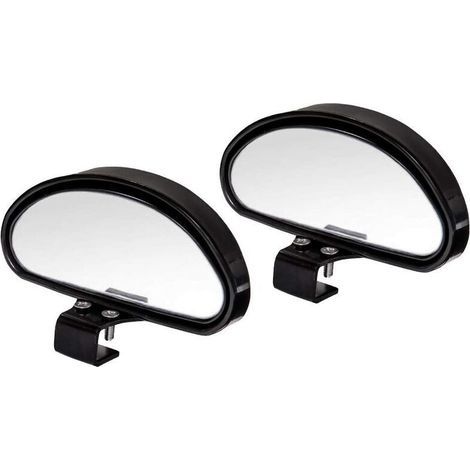 Retroviseur Conduite Accompagnée Retroviseur Angle Mort Miroir D'angle Mort RéTroviseur Conduite Accompagnée pour Tous Les Voitures- Miroir Convexe Angle réglable (2Pcs-A) (1/5)