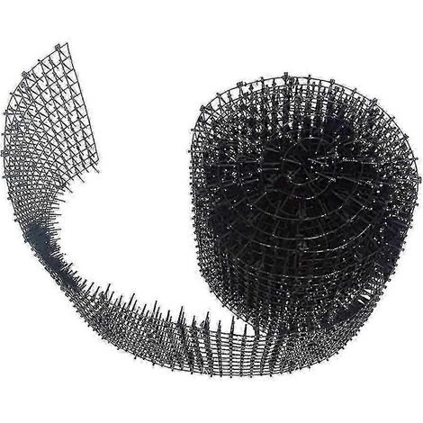 Tapis de jardin/balcon anti-chats/anti-chiens 25-26 cm, filet à picots en plastique, empêche les chats et les chiens de creuser. (1/4)