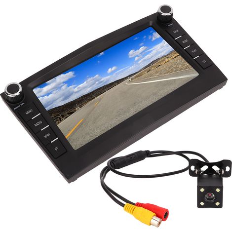 Autoradio GPS 7 pouces Carplay Multimédia Écran Tactile Android 11 Compatible Opel Astra 2004-2009, Noir, 2 Go RAM + 32 Go ROM (1/5)