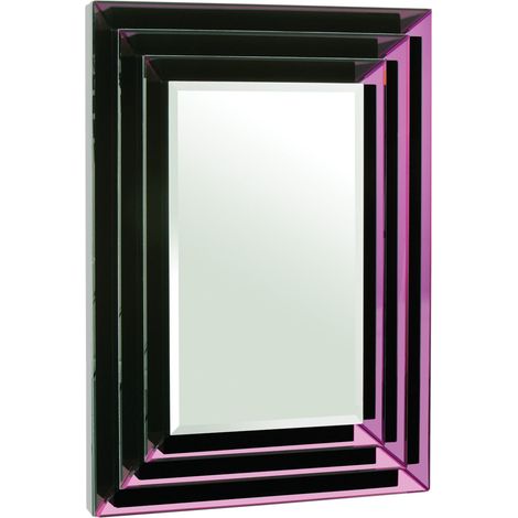 Miroir Mural avec Cadre Violet (1/2)