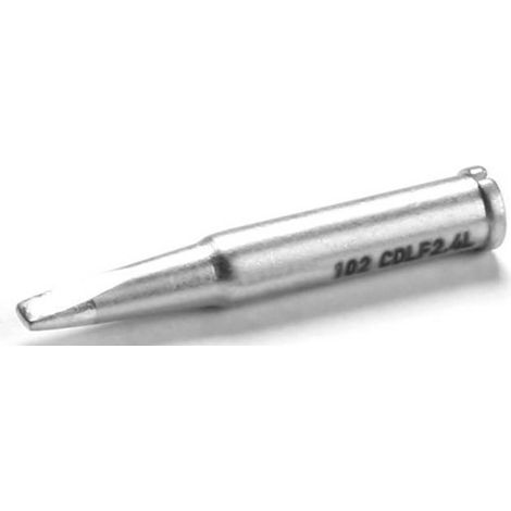 Ersa 0102CDLF24L Punta di saldatura Forma a scalpello, dritta Dimensione punta 2.40 mm Contenuto 1 pz. (1/2)