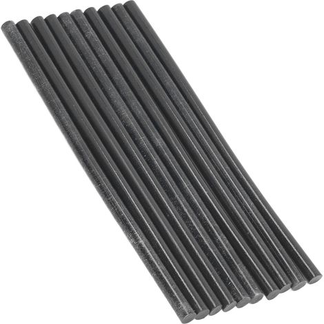 Lot de 38 bâtons de colle thermofusible pour résine EVA, forte adhérence, inodore, noirs, 11 x 270 mm (1/5)