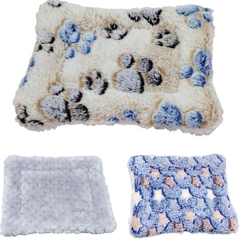 3 Pièces Tapis Lapin Maison Lapin Doux et Confortable, Coussin pour Chat Tapis pour Peluche Coussin Chaleur Lit Cochon d'Inde Lavable pour Cochons d'Inde Hamsters (Type B) (1/5)