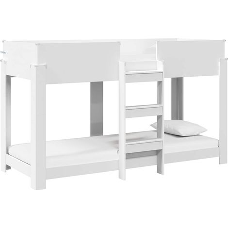 Maison Exclusive - Etagenbett für Kinder Weiß 75 x 190 cm Holzwer