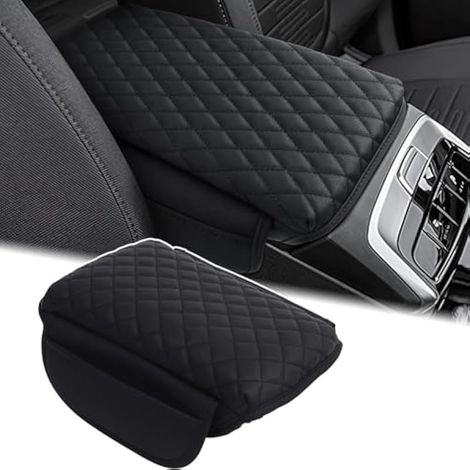 Aunginsy Housse de protection en cuir pour console centrale de voiture compatible avec Hyundai Santa Cruz 2022-2024 - Housse de protection imperméable et anti-rayures (1/5)