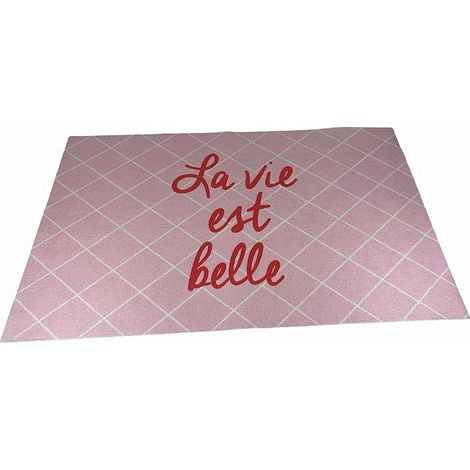 Tappeto moderno 50x80cm con base antiscivolo zerbino arredo per cameretta bagno fantasie rombi