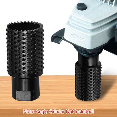 Tête Meulage Rotative - Pour Meuleuse Angle 100 mm et 125 mm - M10 et M14 - Pour Sculpture Bois et Ponçage - 1 Pièce (1/5)