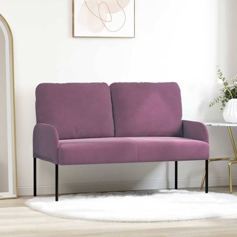 Sofas mit Kissen 110cm Lila Sperrholz