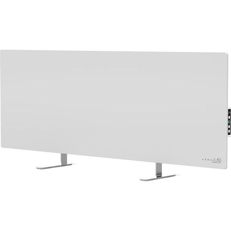 Chauffage électrique intelligent AENO GH2S Premium Eco 700 W, application et bouton, gris (1/5)