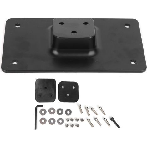 Support de plaque d'immatriculation moto, cadre de fixation 17,5 x 10 cm (1/5)