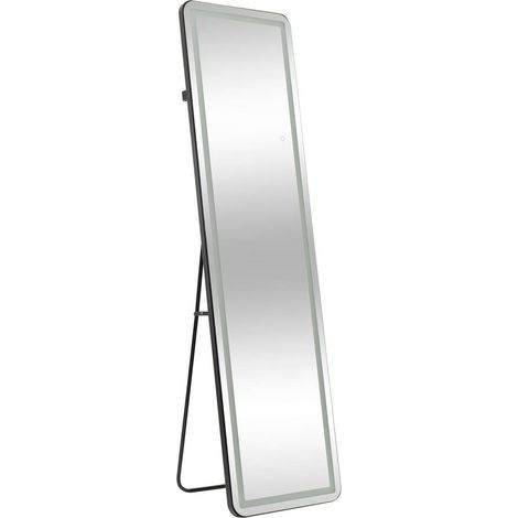 Espejo led blacklight rectangular de 40 x 150 cm, color plateado - 5five (1/5)