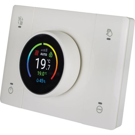 Smart Connected Chronothermostat T44 230V Mattweiß Whitek AVE 446CRT-W