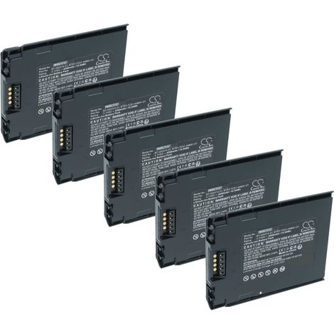 vhbw 5x batteria sostituisce Zebra BTRY-TC51-44MA1-01 per computer portatile scanner (4200mAh, 3,7V, Li-Ion) (1/4)