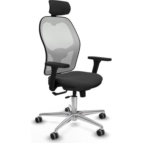 Sedia da ufficio piqueras y crespo Jorquera nero schiuma comoda (1/2)