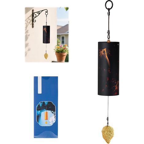 Campanella a vento in metallo, campana a vento giapponese classica in metallo azionata a mano decorativa per giardino, patio, balcone, portico, yoga e meditazione (1/5)