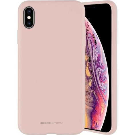 Custodia in silicone rosa sabbia per Samsung Galaxy A34 Mercury (1/5)