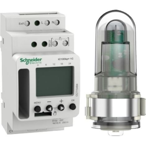 Interrupteur crépusculaire programmable Acti9 IC100kp+ 1 canal
