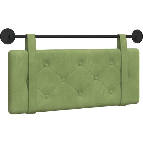 Tête de lit suspendue Vert clair 110 x 55 x 5 cm Velours (1/5)